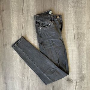 Topshop Grey Work Jeans